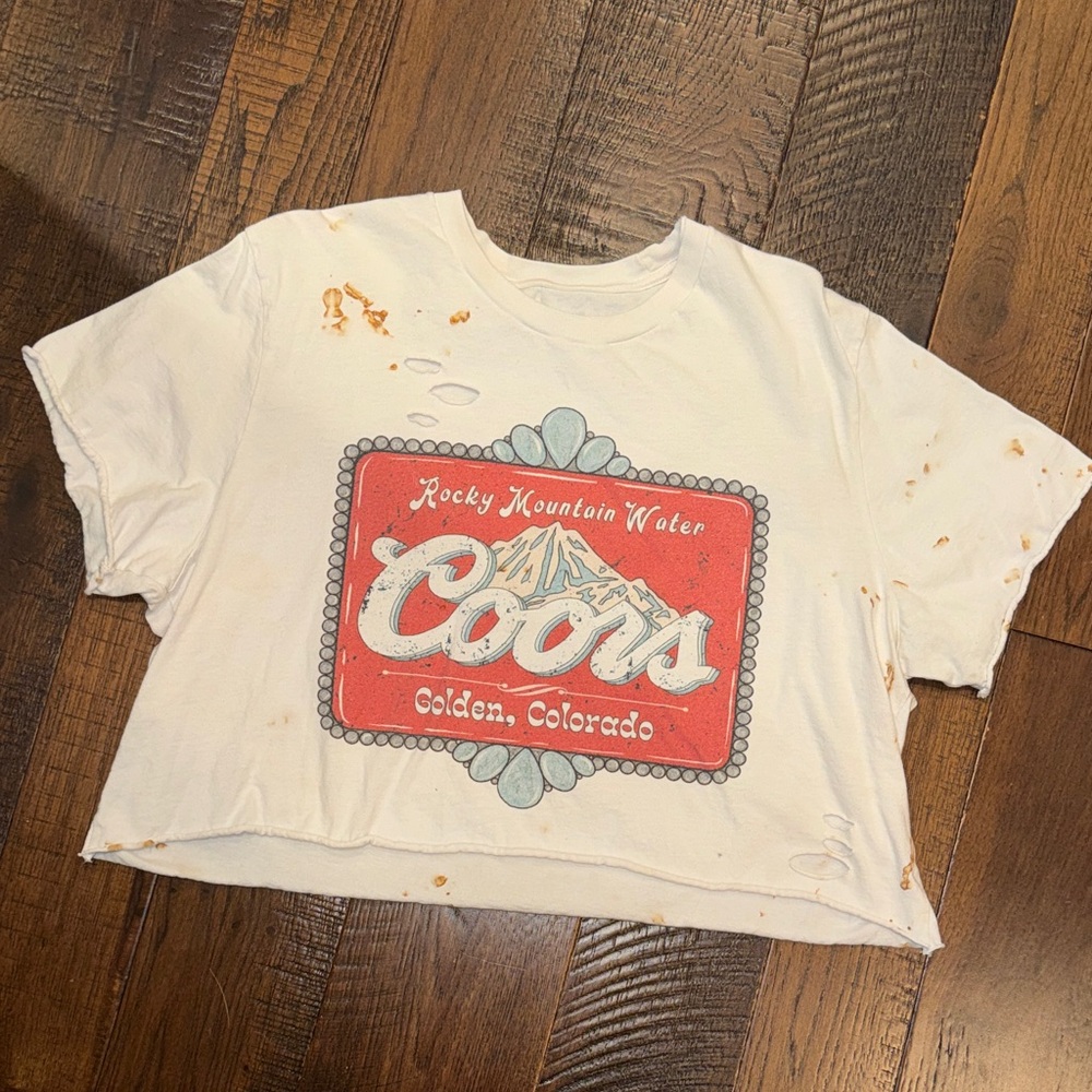 Coors Graphic Crop Top